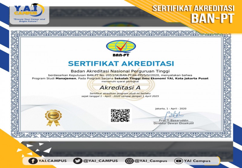 Surat akreditasi program studi