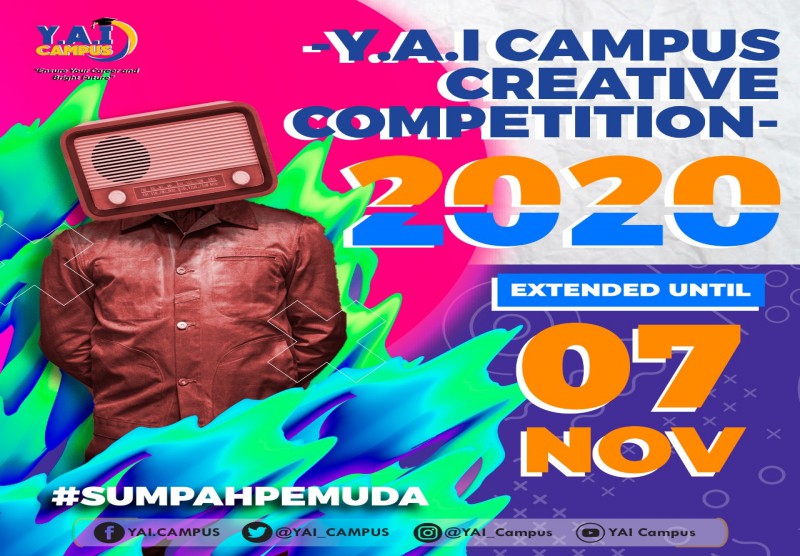 Y.A.I Campus Creative Competition 2020 (Pendaftaran Diperpanjang s/d 7 November 2020)
