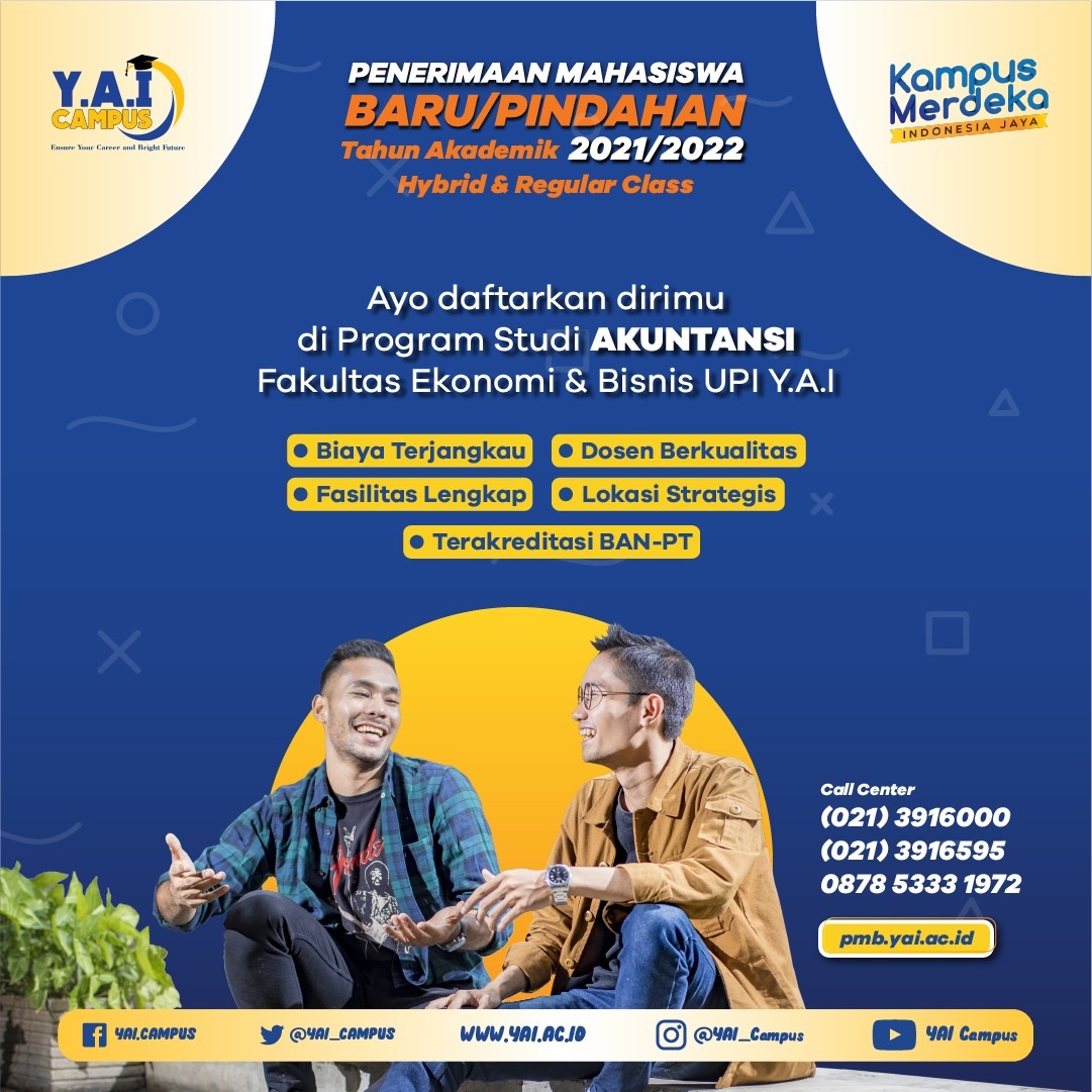 Program Studi S1 Akuntansi Terakreditasi A - Yayasan Administrasi Indonesia